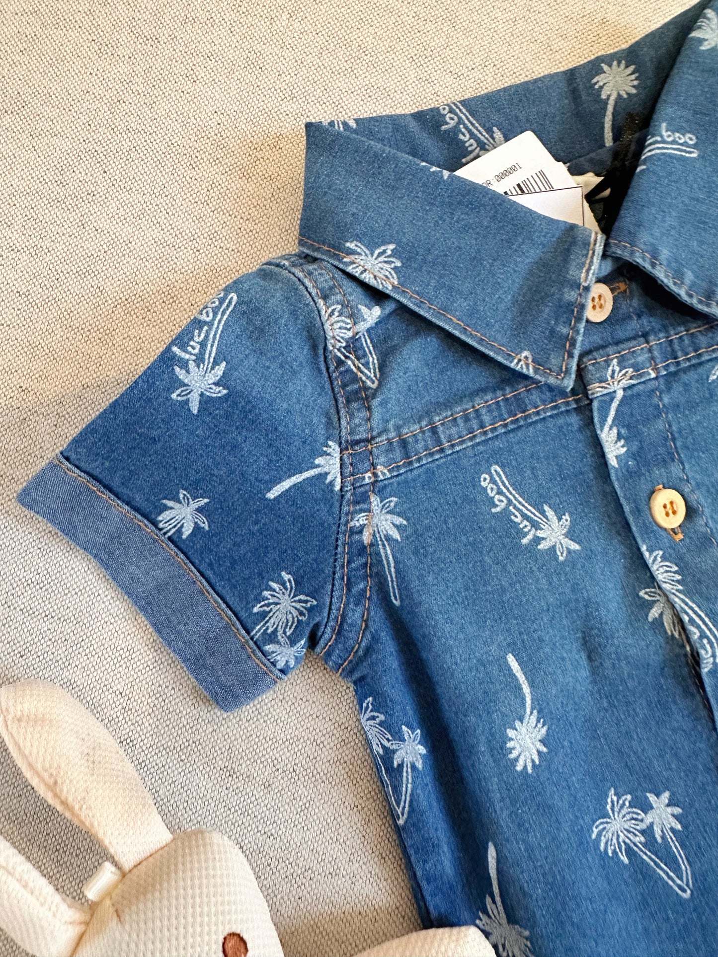 Camisa de jeans bebé