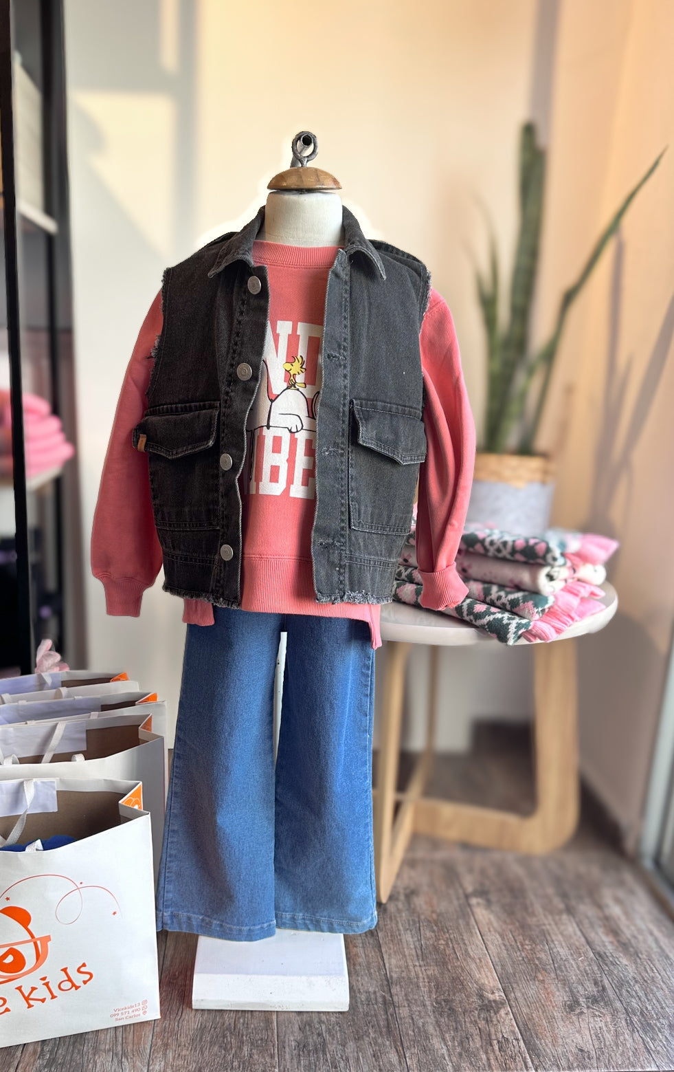 Chaleco jeans Luli