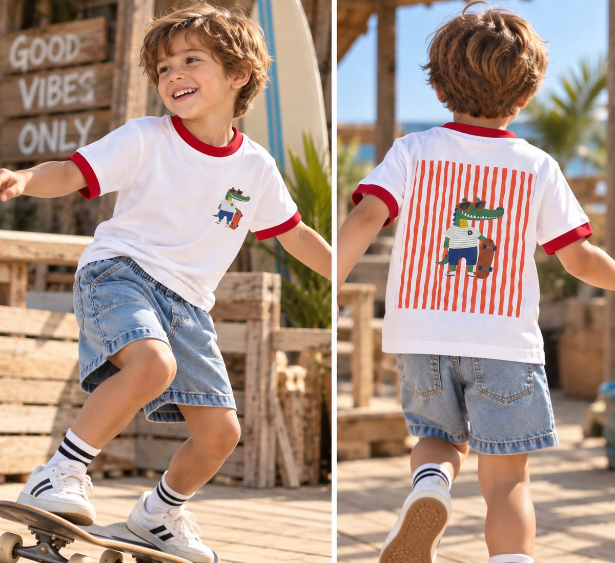 Remera cocodrilo