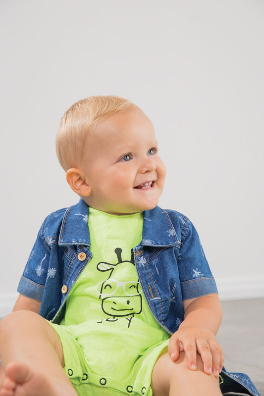 Camisa de jeans bebé