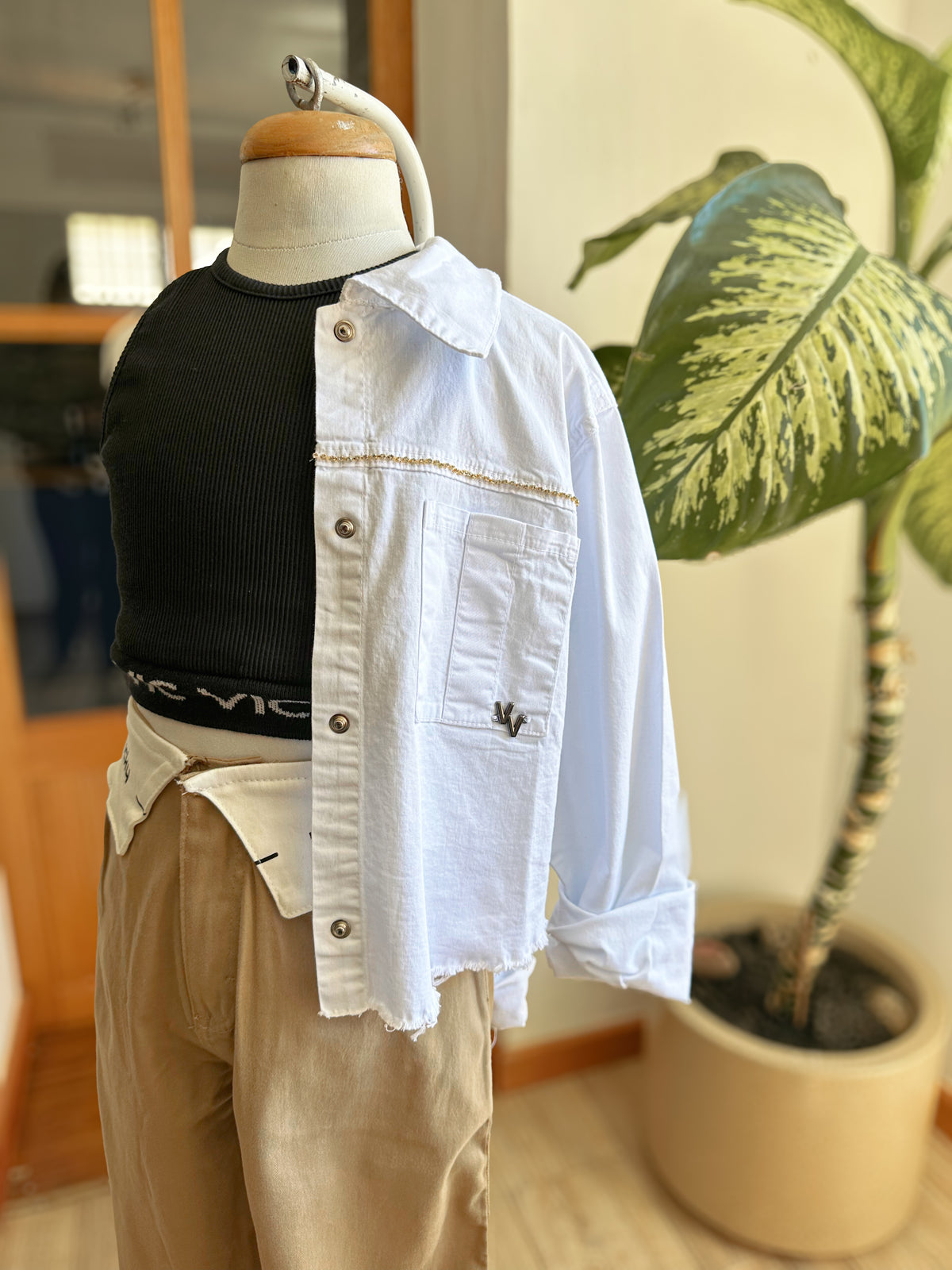 CAMPERA JEANS CON BRILLITO