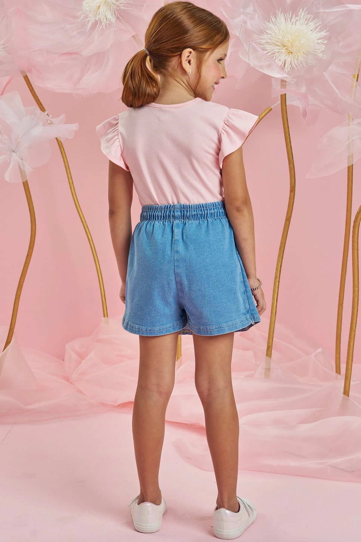 Short pollera de jeans