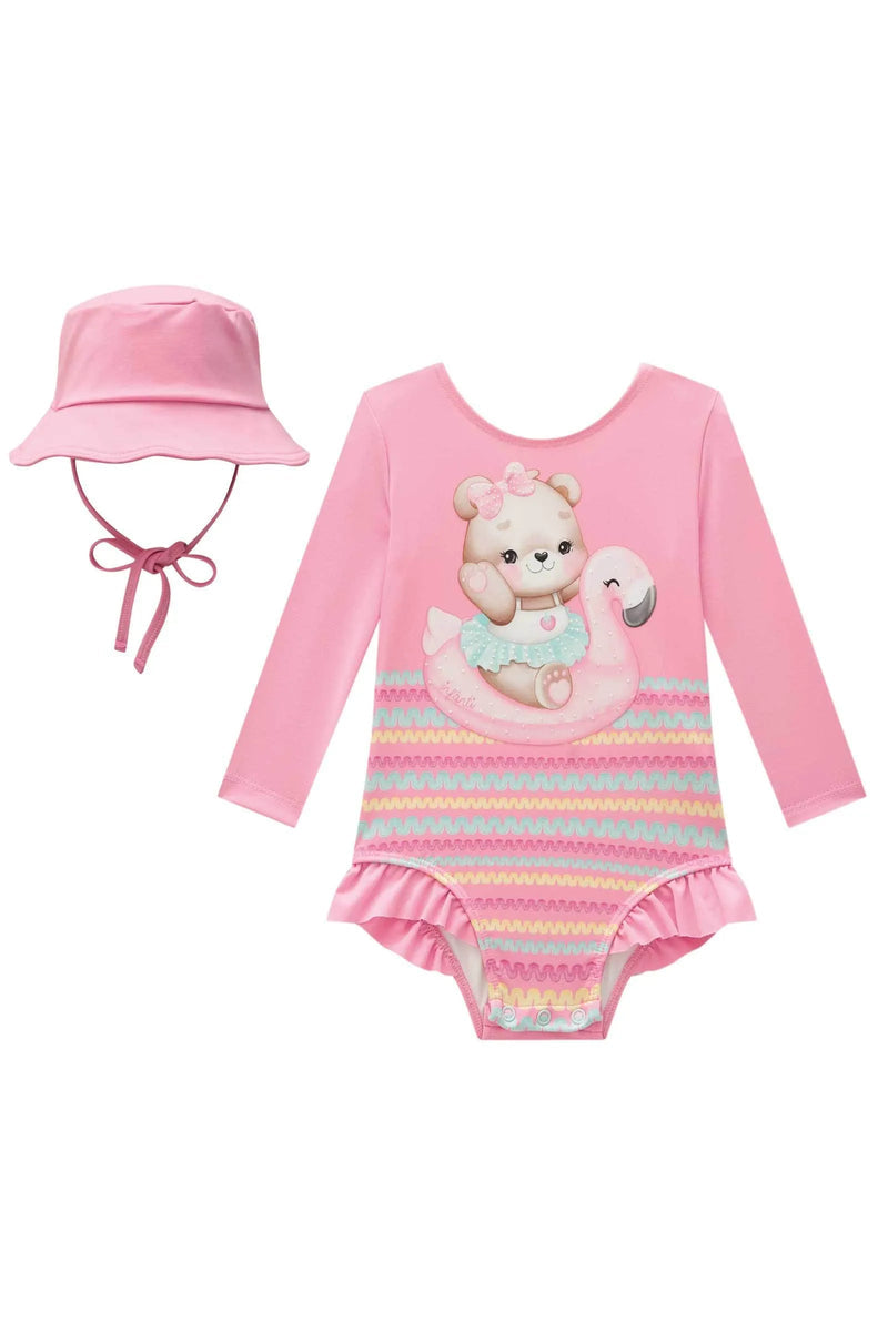 Malla entera con gorrito