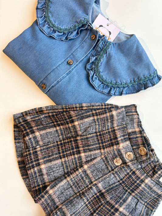 SHORT POLLERA