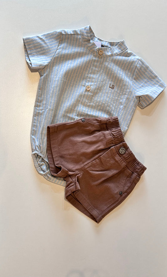 Short de jeans chocolate